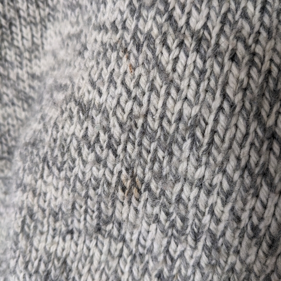 Vintage Gerard Works Gray Shawl Collar Pullover Sweater - Picture 7 of 7